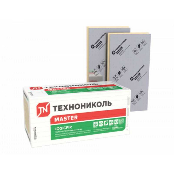 Утеплитель Технониколь LOGICPIR Ф/Ф Г4 30х600х1200-L